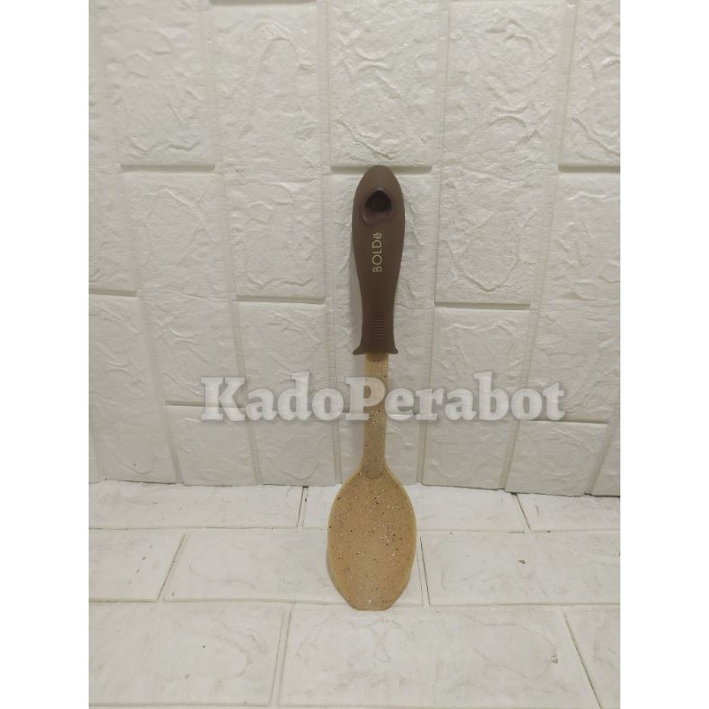 sendok sup bolde - sendok sup nylon bolde tebal - cooking spoon bolde