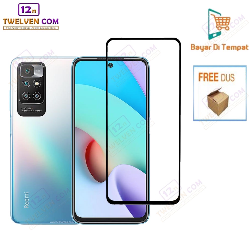 zenBlade 5D Full Cover Tempered Glass Xiaomi Redmi 10 - Hitam