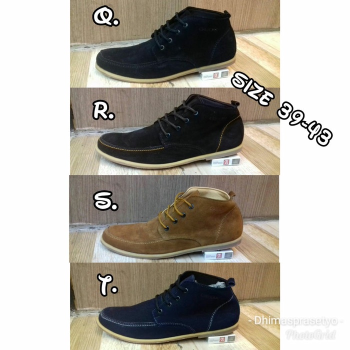 Asli SEPATU PRIA GEOX Kerja Kekinian Formal Original