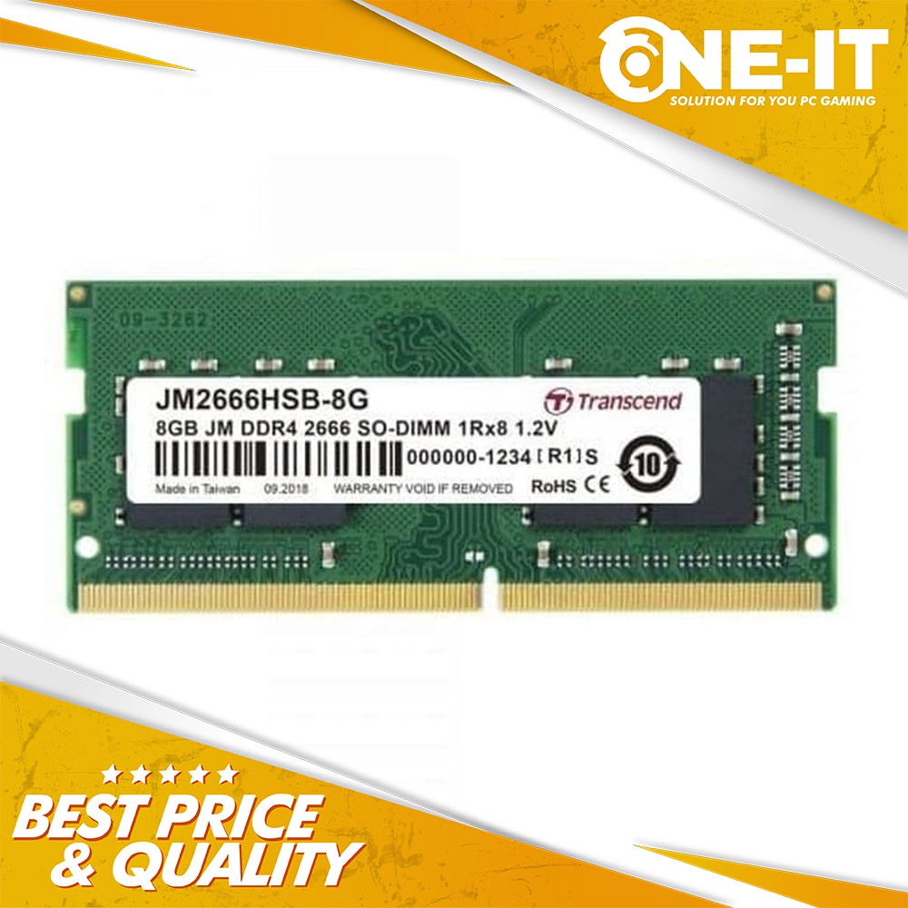 Ram Transcend JetRam JM2666HSB-8G 2666 8GB SO-DIMM DDR4