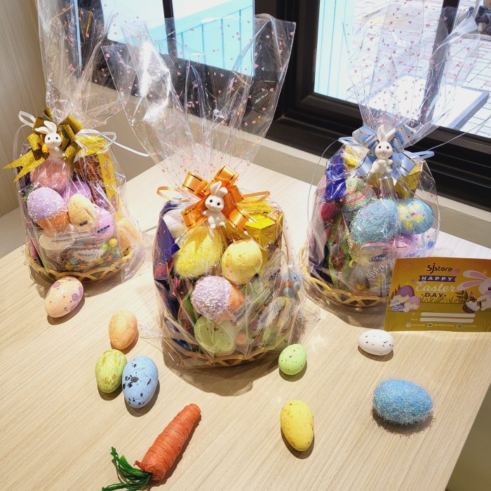 

Paket dekorasi box hampers easter bunny eggs kelinci telur paskah 133