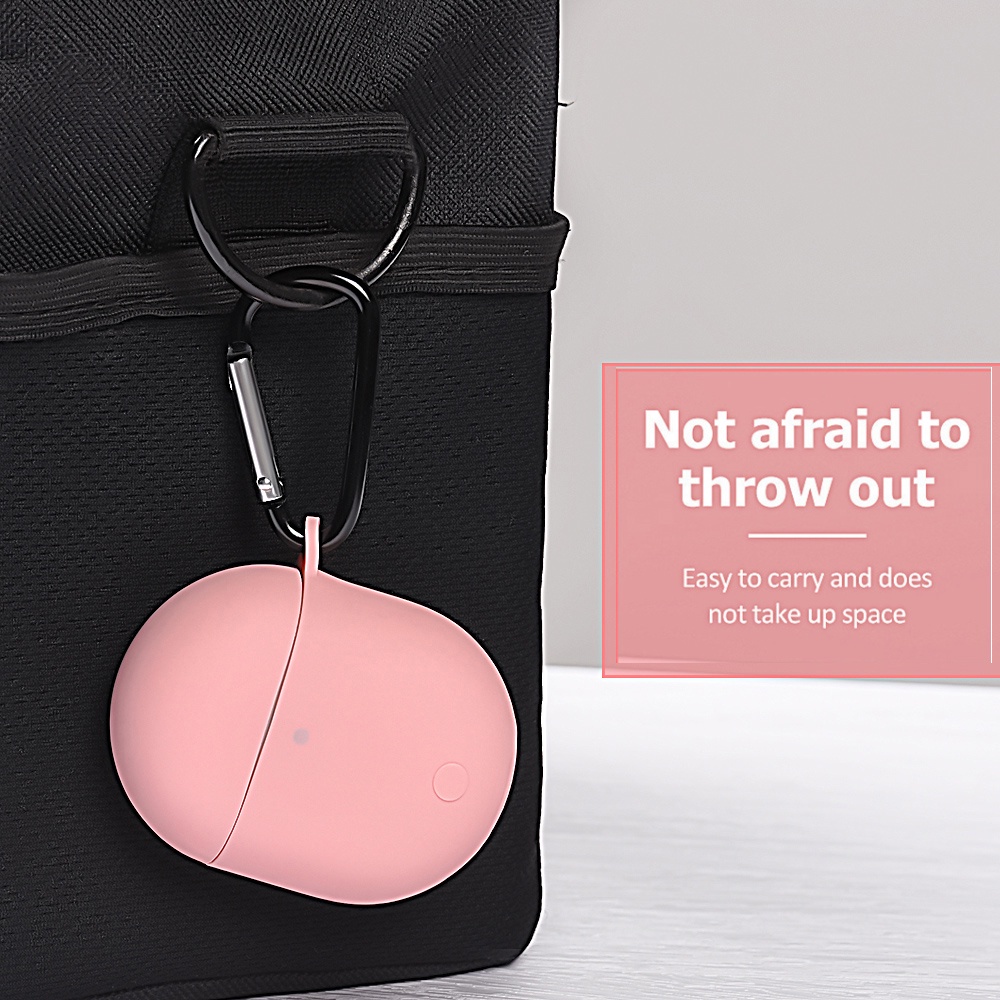 Soft Case Silikon TWS Xiaomi Buds 3 Pro / Redmi Airdots 3 Pro / Poco Buds Pro + carabiner