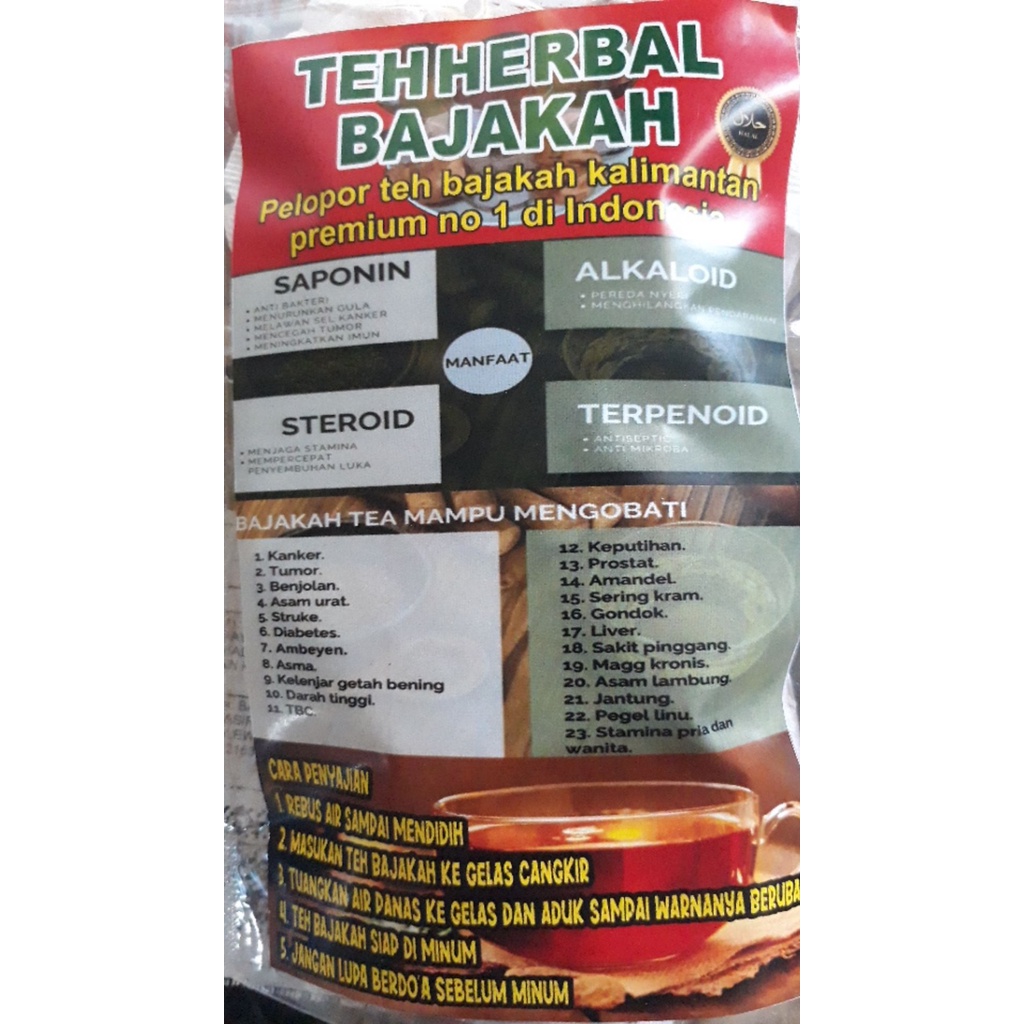 

Teh Celup Akar Bajakah Kalalawit Merah Asli Kalimantan Original Isi 15pcs