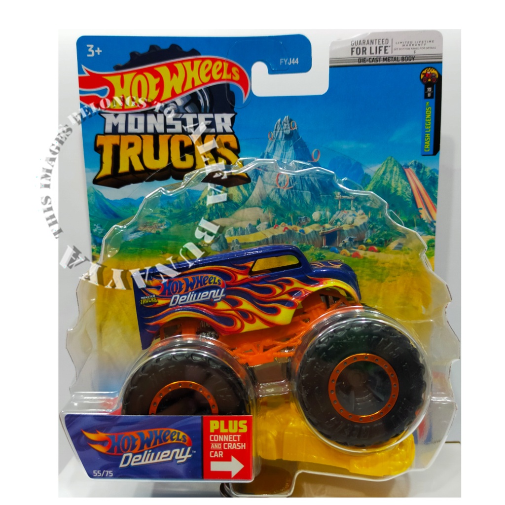 HOT WHEELS Monster Trucks - SERI H - Hotwheels Truck Original - Mainan Diecast Truk