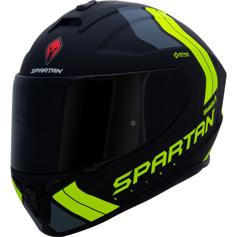 Spartan Helm Full Face Helm Sepeda Motor Full Face Helm Sepeda Motor ECE DOT Sertifikat Keselamatan