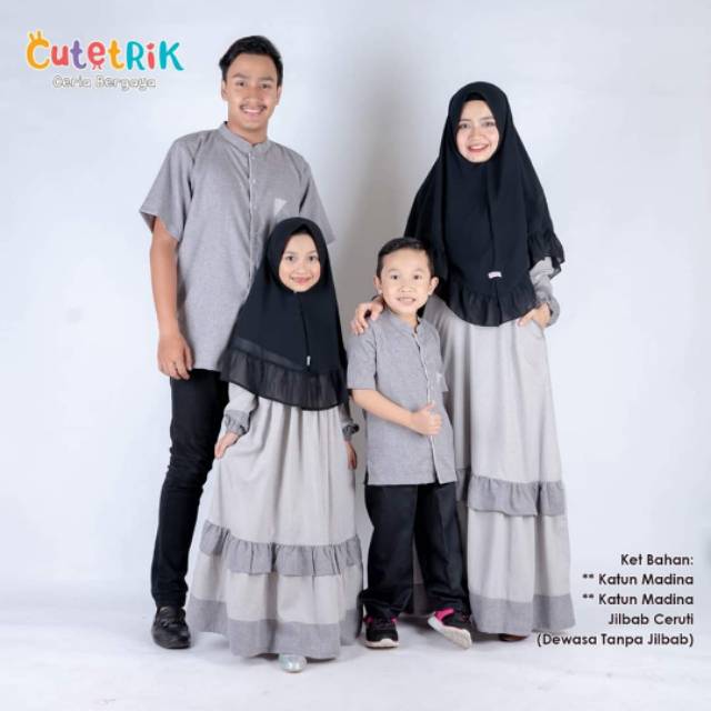FASHION FAMILY COUPLE || FASHION MUSLIM CUTETRIK TERLARIS INDONESIA