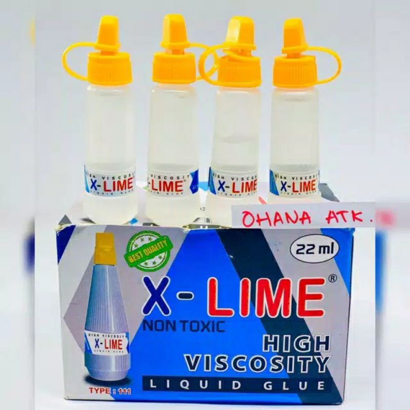 

lem kertas cair x lime