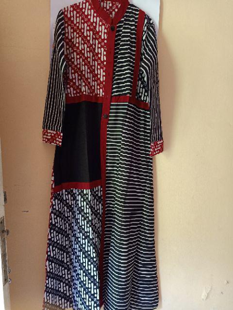 Kemeja Batik Lengan Panjang 021 Risna Batik Hrb026 Hem Batik Murah Seno Sogan Bakung Padi Manggar