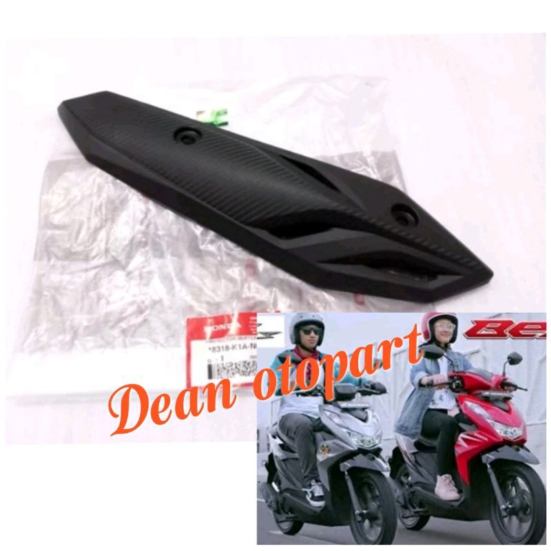 cover tameng tutup knalpot beat new led beat street 2020 ori k 1A tutup knalpot Genio