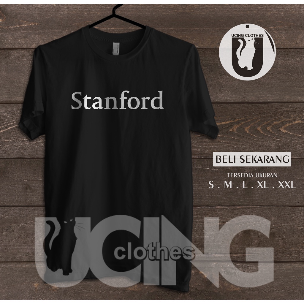 Kaos Baju Stanford University Universitas Stanford Logo Kaos Distro