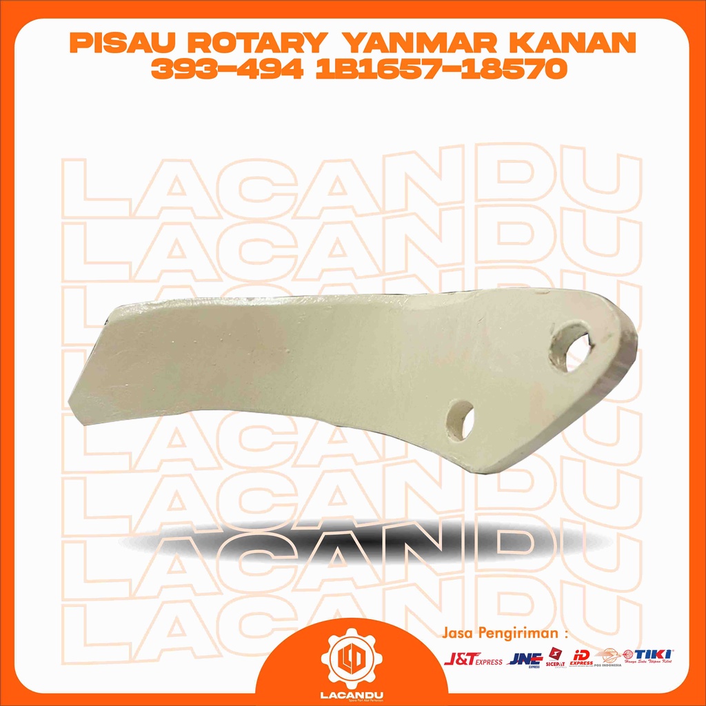 PISAU ROTARY YANMAR KANAN 393-494 1B1657-18570 for TRAKTOR RODA 4 LACANDU PART