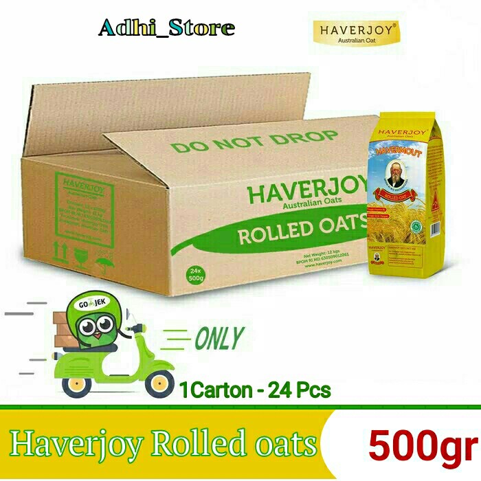 

HAVERJOY havermout Rolled oat 500gr @1ctn