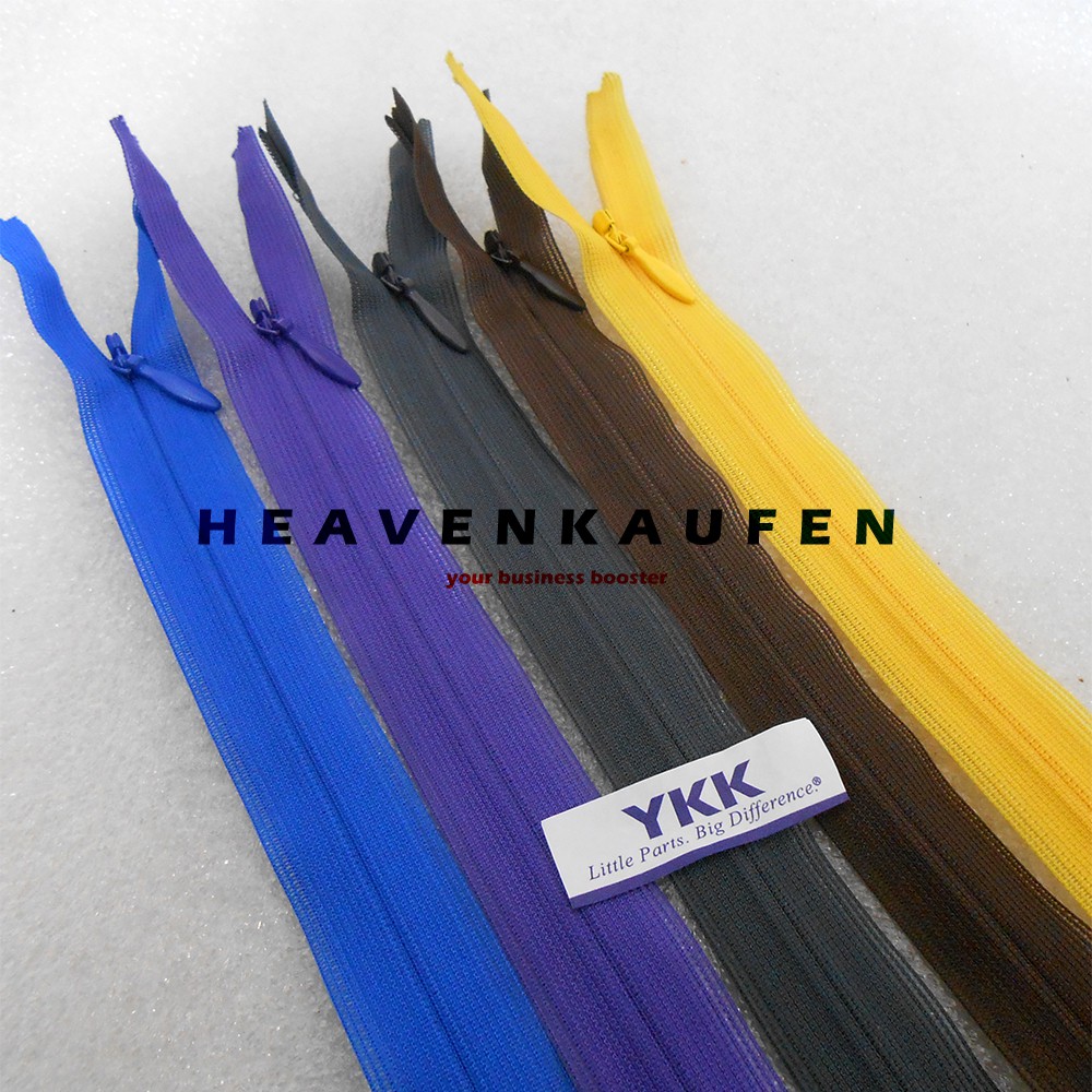 Resleting Zipper Jepang YKK 60 cm (Invisible Zipper) Murah