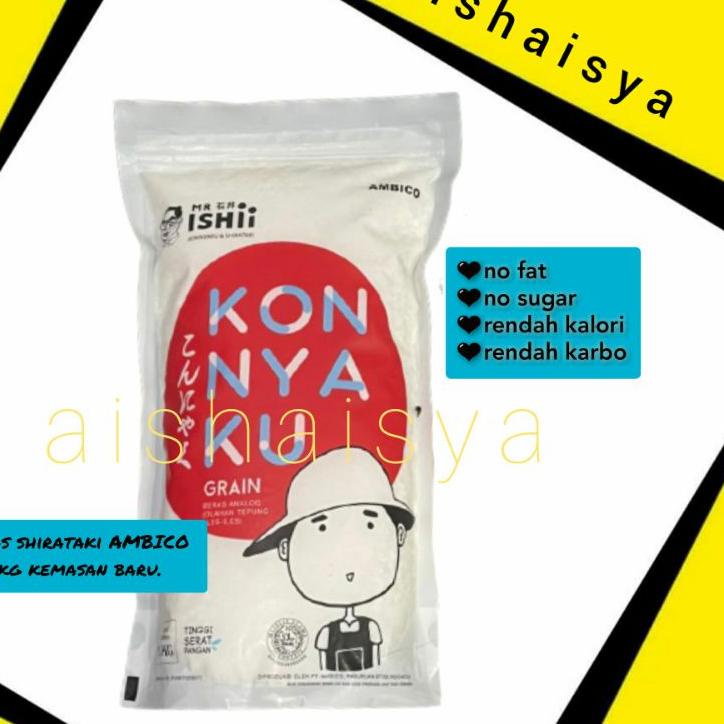 

Special - AMBICO MR. ISHII BERAS SHIRATAKI 1KG 1 KG / 5KG / 10KG / DUS 20KG ✔