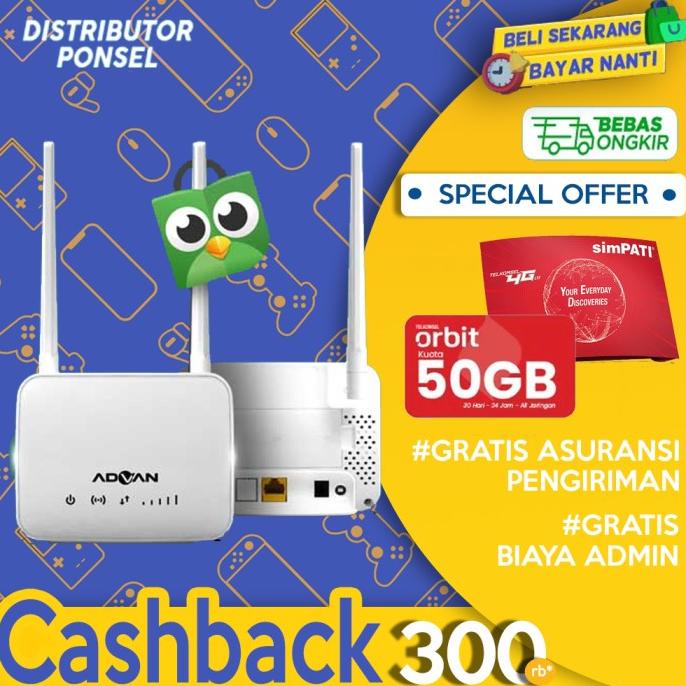 Advan CPE Router Router Wifi 4G Modem Wifi Start Unlock Router Mifi