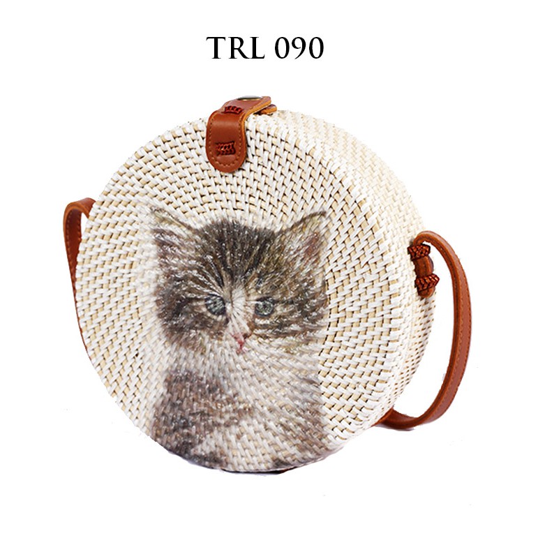 

The Ziel Tas Rotan Bulat Bali Lukis Decoupage Diameter 20cm TRL090