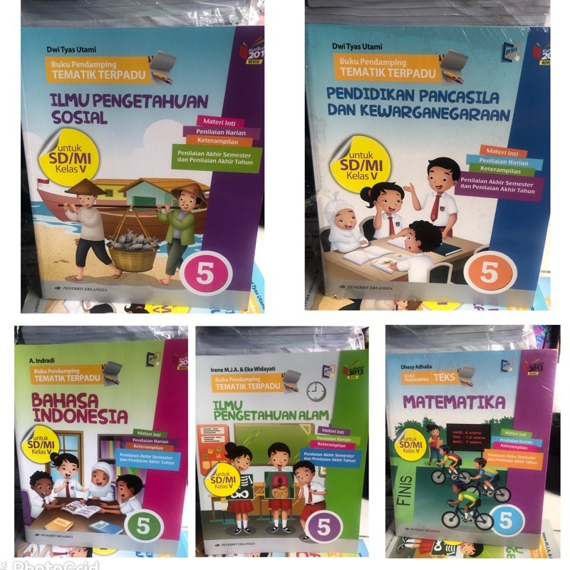 BUKU PENDAMPING TEMATIK TERPADU KELAS 5 ERLANGGA