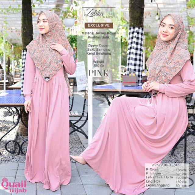 ZALIKA BASUC DRESS ORI BY QUAIL HIJAB