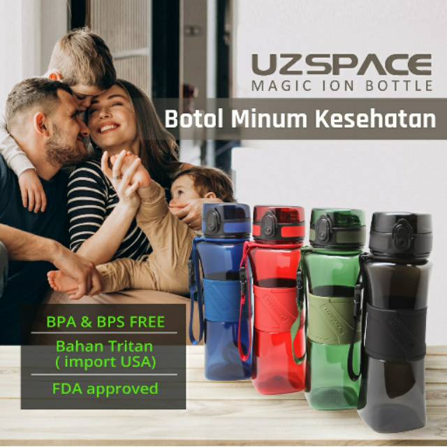 UZSPACE MAGIC ION BOTTLE ( BOTOL MINUM KESEHATAN )