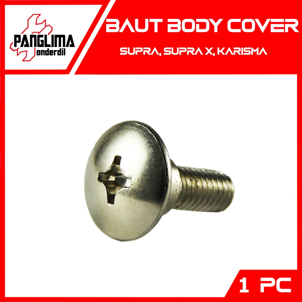 Baut Supra Lama-X &amp; Karisma 6x12 Baud Cover Body-Bodi M6x12-M  6 X 12-M6