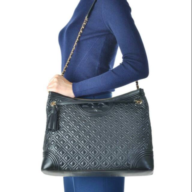 Tas original ori Tory Burch Fleming Quilted Tote