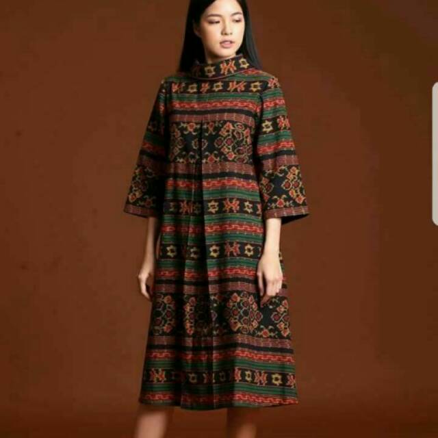 TUNIK DRESS TENUN HANDMADE Spesial 830Z
