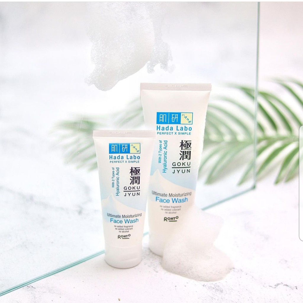 BPOM HADA LABO GOKUJYUN FACE WASH 50GR &amp; 100GR / HADALABO FACE WASH / SYE