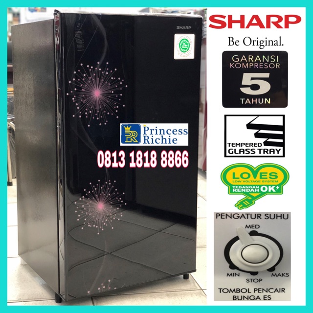  Kulkas  sharp  1  pintu  SJ X167 Shopee Indonesia