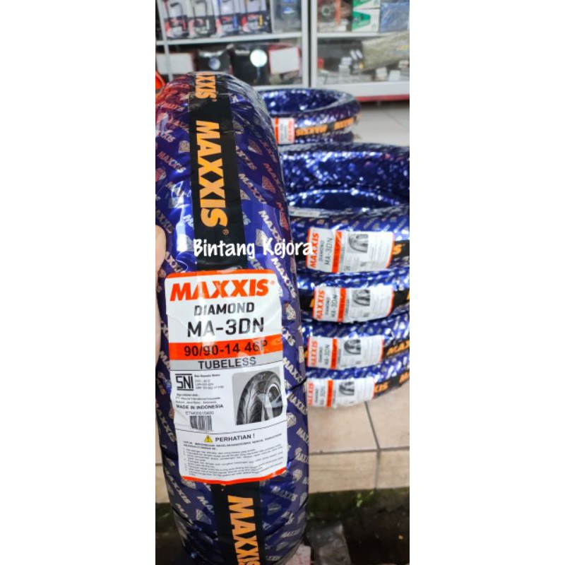 BAN LUAR MAXXIS TUBELESS TUBLES DIAMOND 90 90 14 BAN DEPAN BELAKANG BEAT VARIO ALL MATIC
