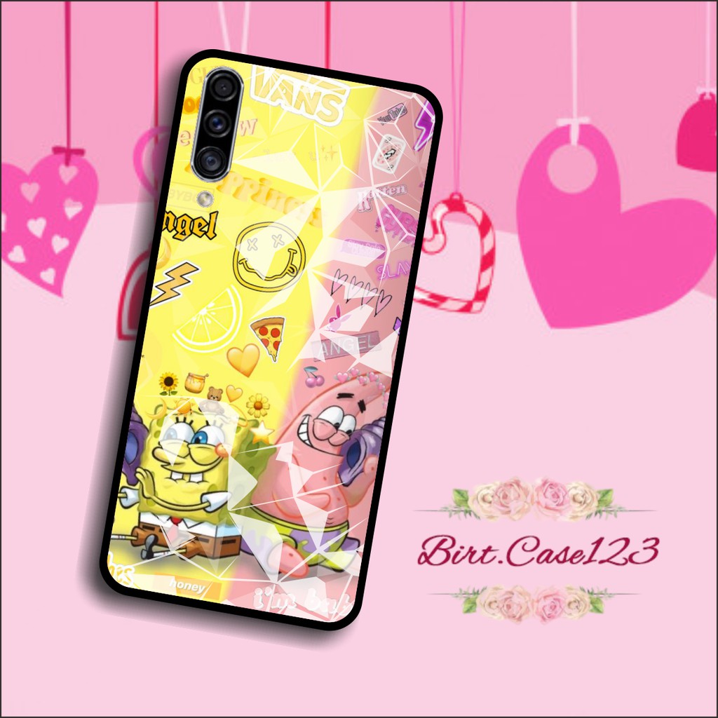 softcase diamond gambar SPONGEBOB oppo vivo samsung iphone realme all type BC529