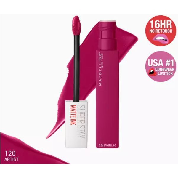 Maybelline Superstay Matte Ink Liquid Matte Lipstick Make Up BPOM