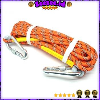Tali Panjat Tebing Rappelling Safety Climbing Rope 10 Meter - E203950
