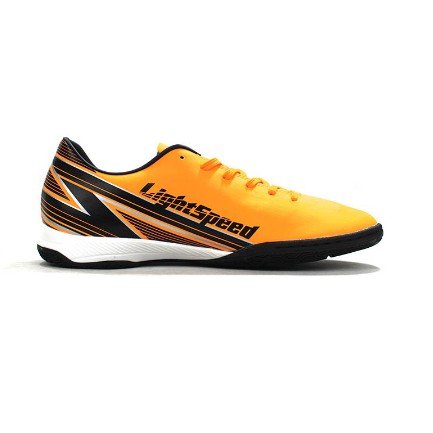 SEPATU FUTSAL SPECS ACC LIGHTSPEED 20 IN ORANGE POP BLACK SILVER