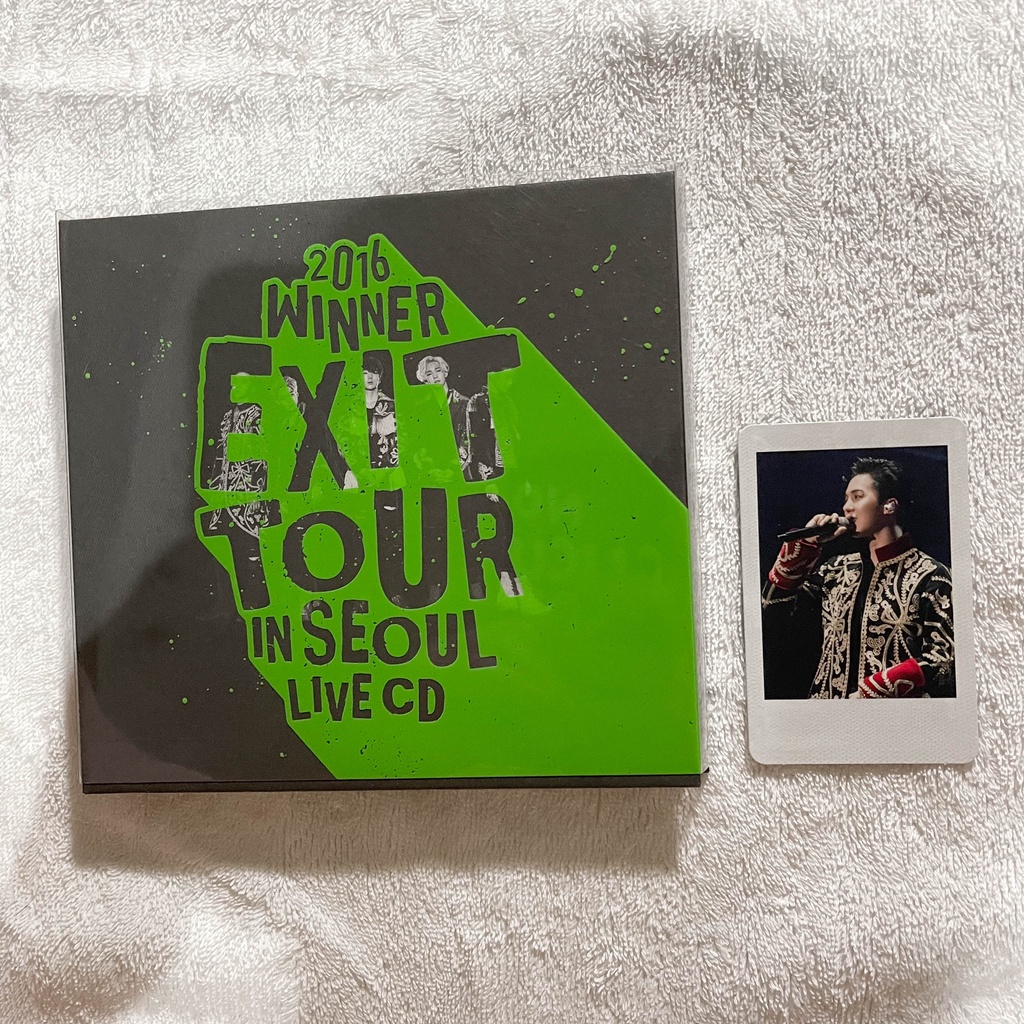 WINNER EXIT TOUR IN SEOUL LIVE CD ALBUM KPOP WITH MINO POLAROID