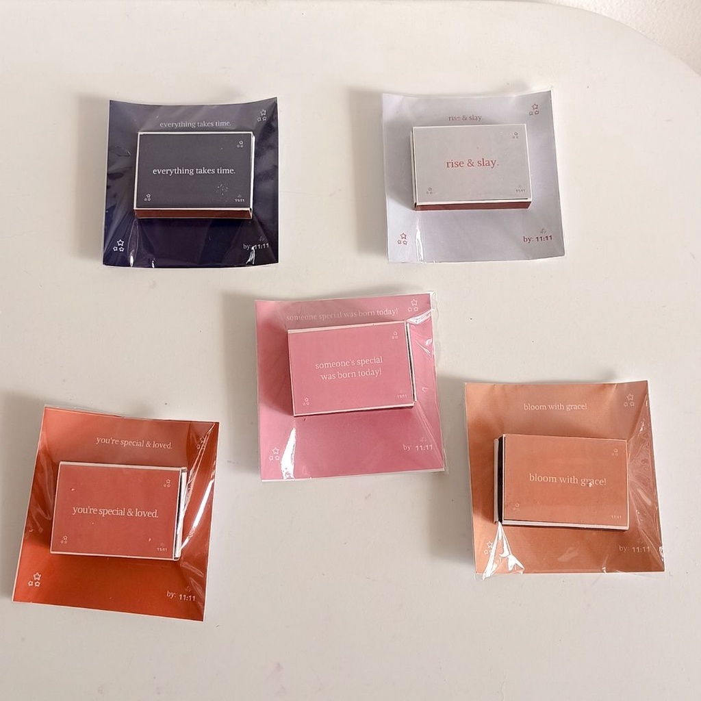 Tambahan Matches - KOREK API KAYU CUSTOM by It's 11:11