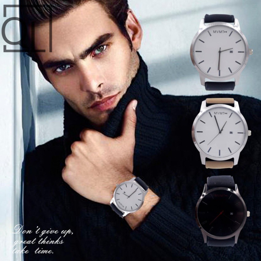 TERMURAAHHH  - Jam Tangan MVMT Pria - Strap Kulit