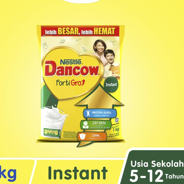 

Ideal✔️ DANCOW Fortigro Susu Bubuk Susu Anak Instant Pouch 1kg