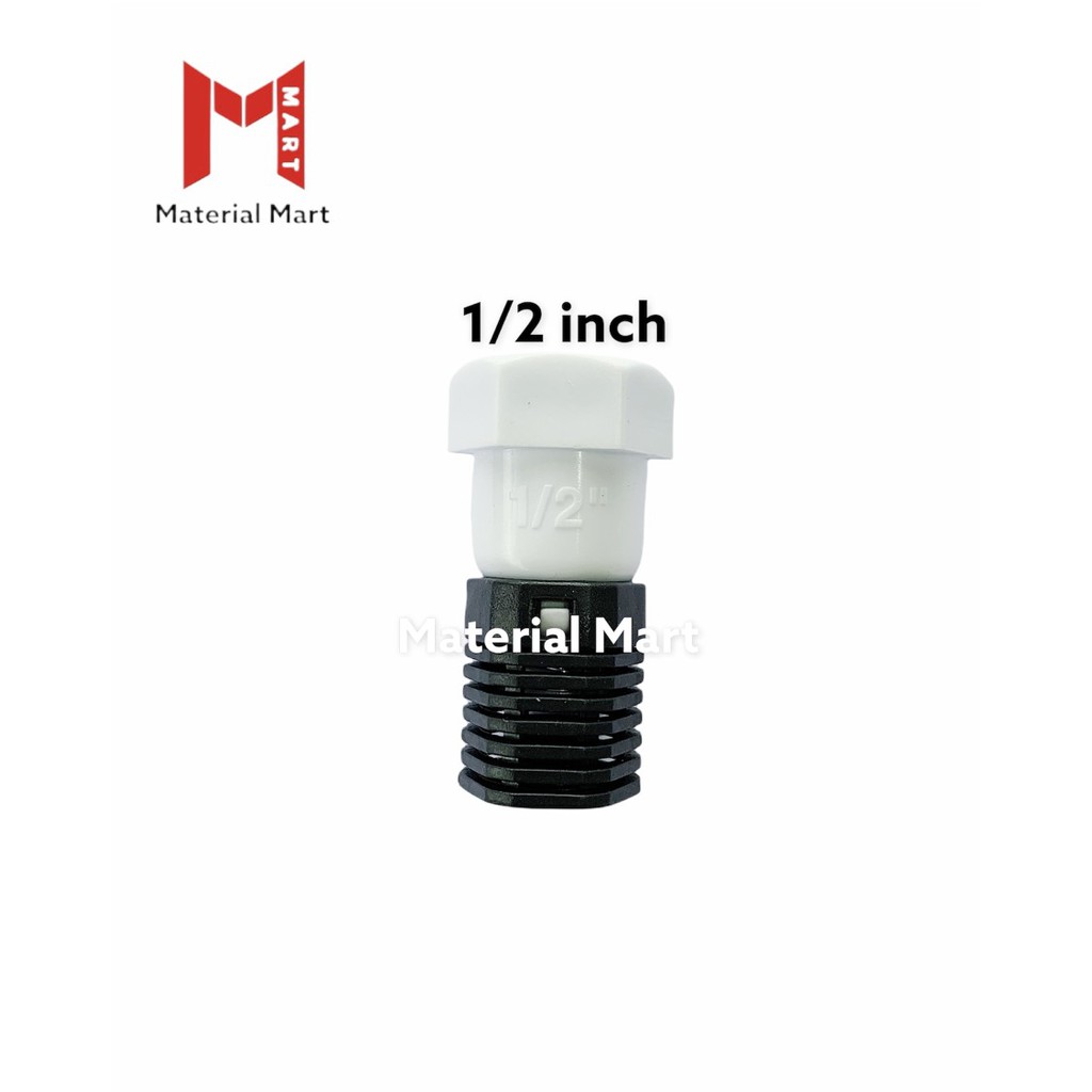 Foot Klep 1 Inch PVC | Foot Valve Plastik 3/4&quot; | Footklep 1/2 Inch | Material Mart