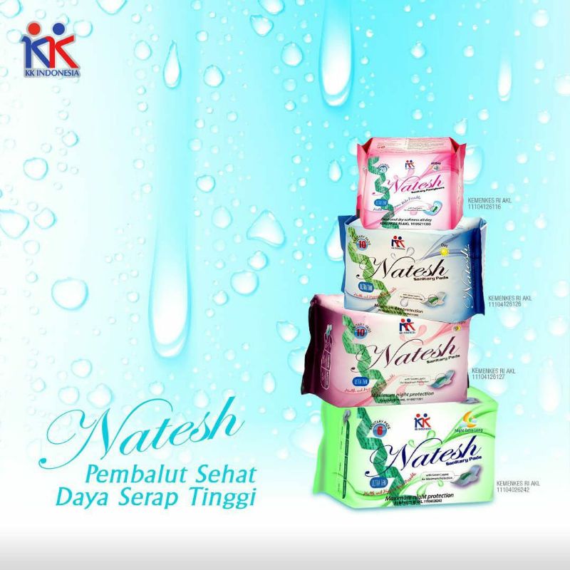 Natesh Pembalut Herbal Panty, Day dan night
