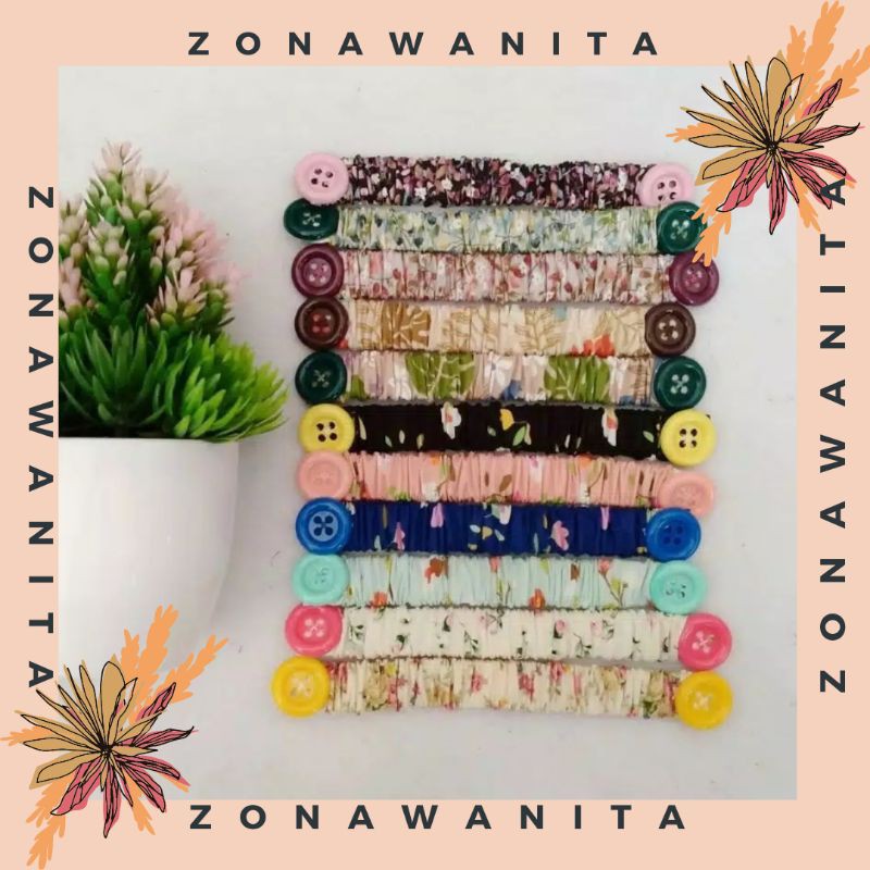 Konektor Masker Hijab/Pengait Masker Hijab/Kancing Jumbo