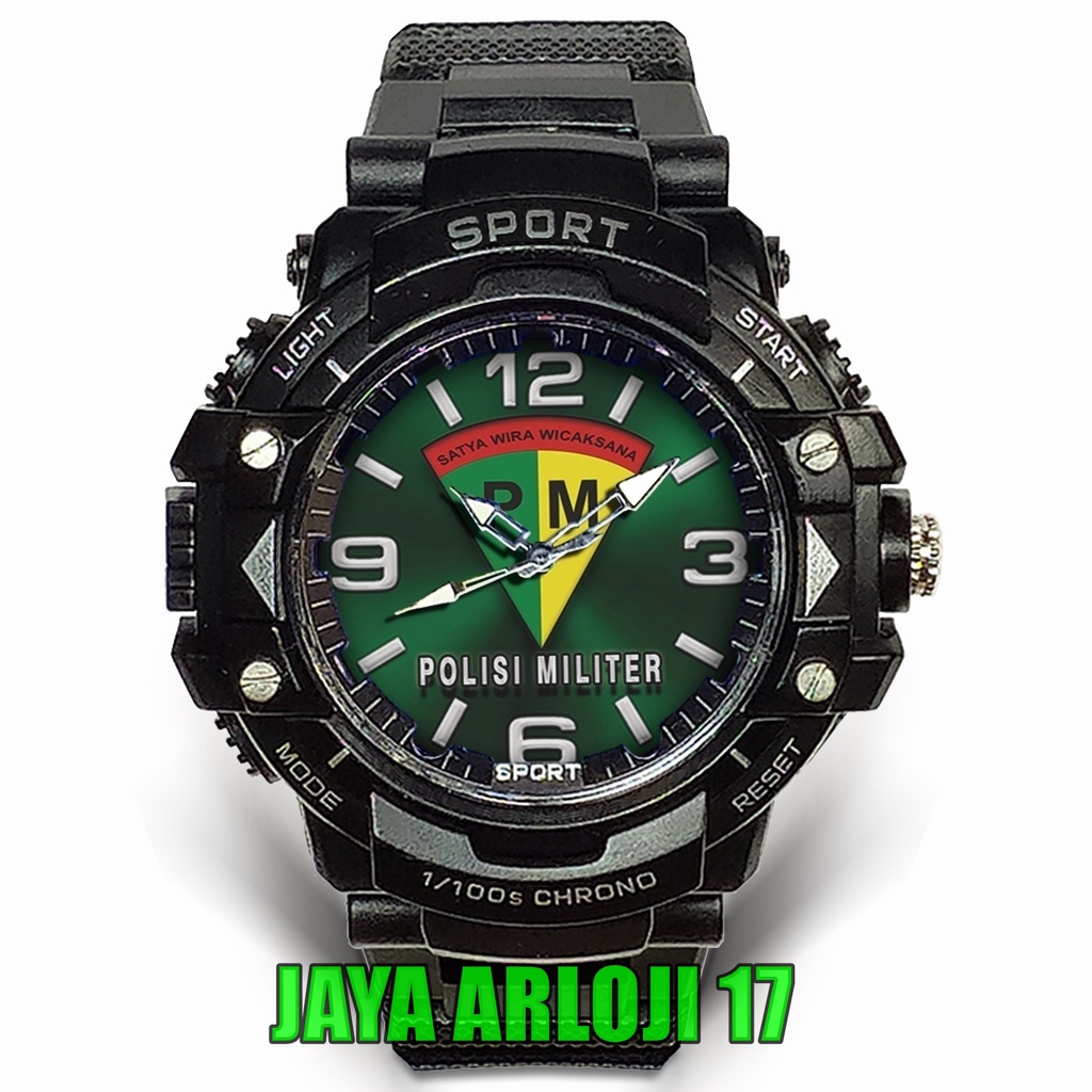 (Istimewa) JamTangan Custom POLISI MILITER (Amazing)