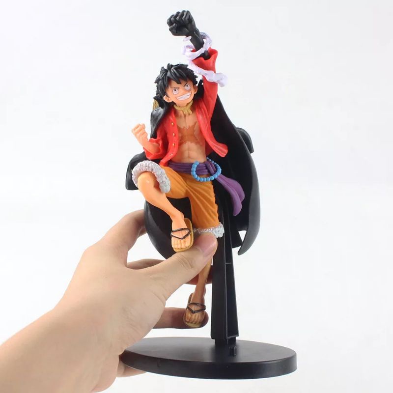 Action figure Monkey D Luffy One piece Glost Shirahoshi Marco Mainan figure Luffy