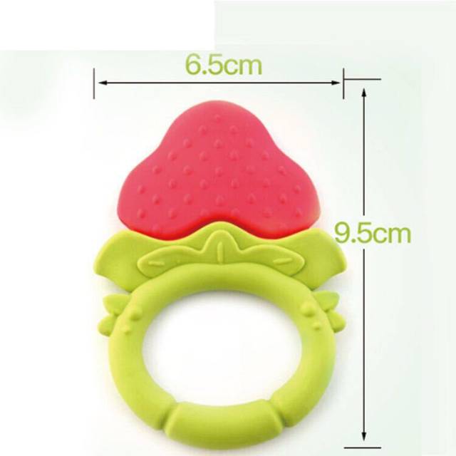 1234OS - BABY TEETHER BUAH [DENGAN BOX] / GIGITAN BAYI MODEL BUAH /BABY TOOTH TEETHER.