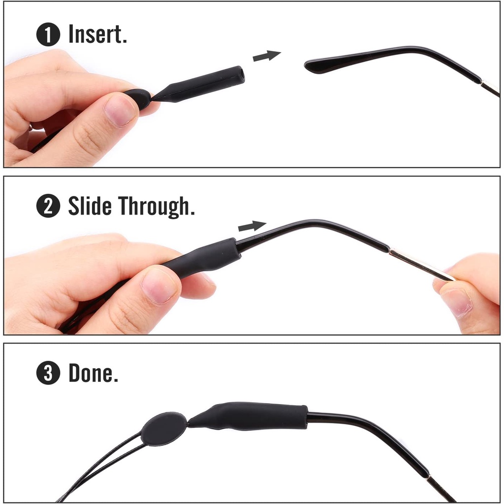 Tali Pengait Kacamata Silikon - Eyeglassses Holder Strap Silicone Adjustable