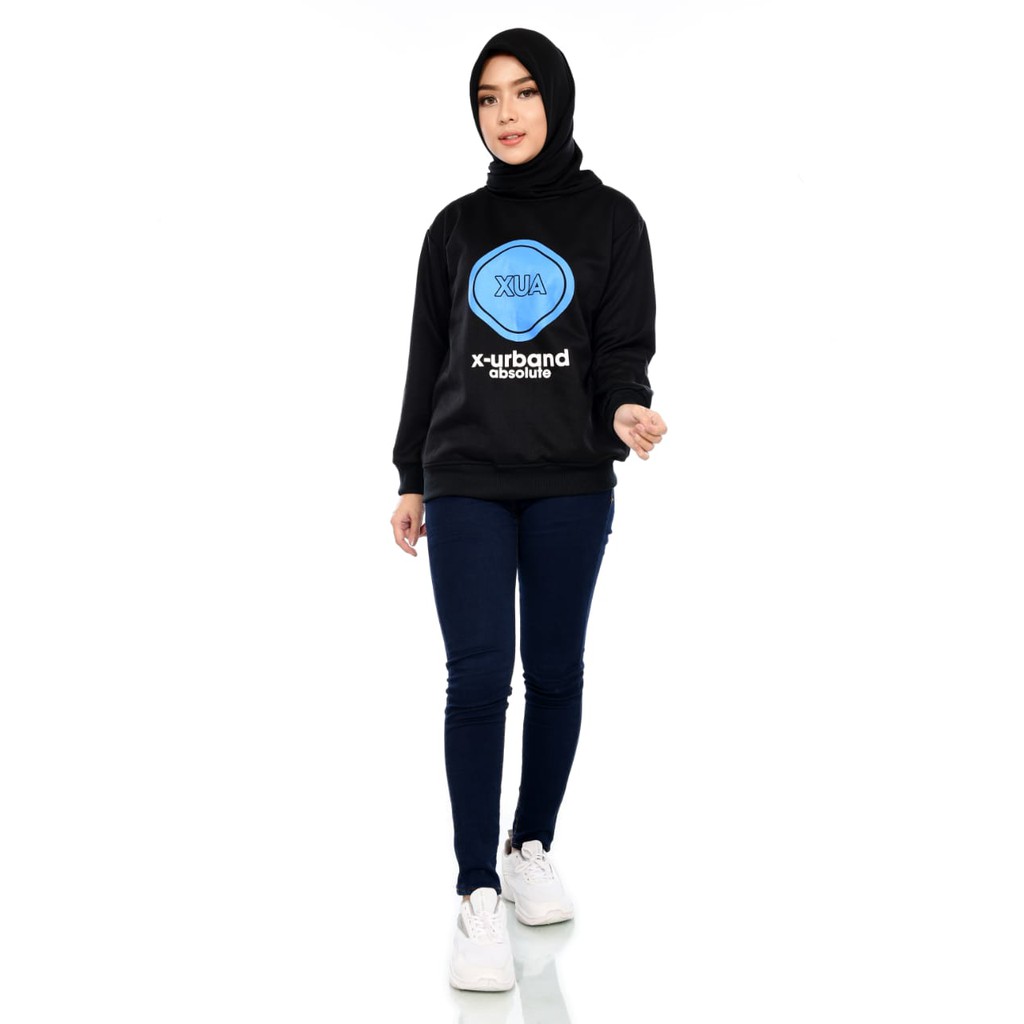 X Urband Sweater Oblong Wanita Viona Crewneck A147