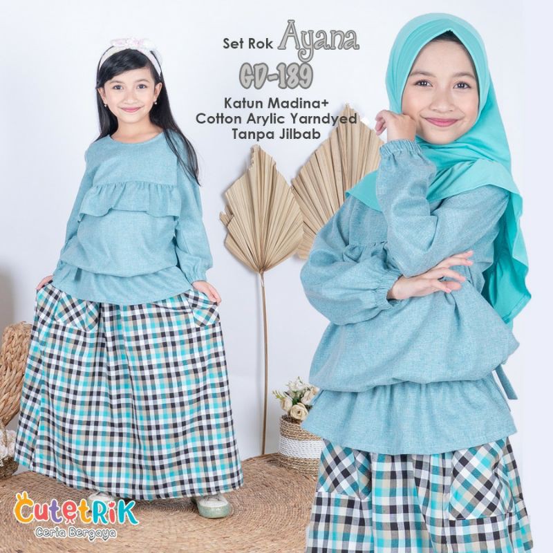 Ready Stock Setelan Rok Ayana (GD 189) by Cutetrik