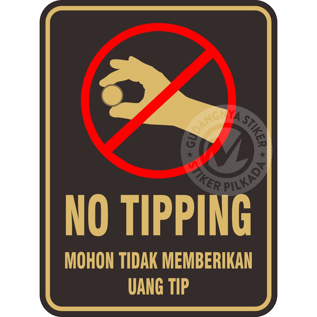 

STIKER VINYL NO TIPPING