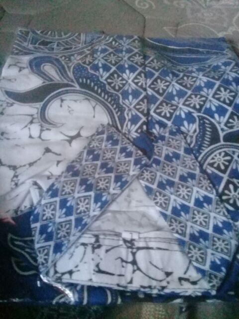 Bswart Batik Hrb026 Kenongo Hem Pendek Padi Pekalongan M L Xl Batik Pria Murah Terlaris