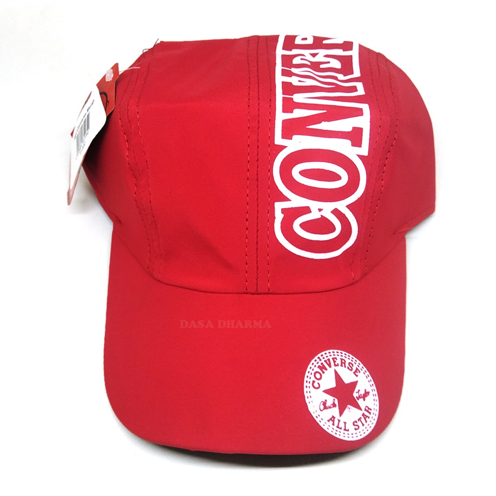 Topi Konvers Merah Baseball Fashion Aksesoris Pria