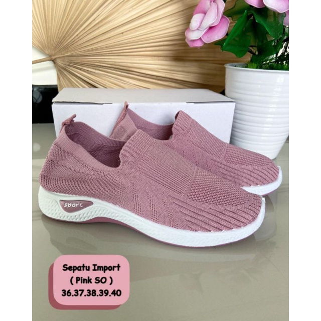 sepatu Import wanita sepatu senam sepatu olahraga